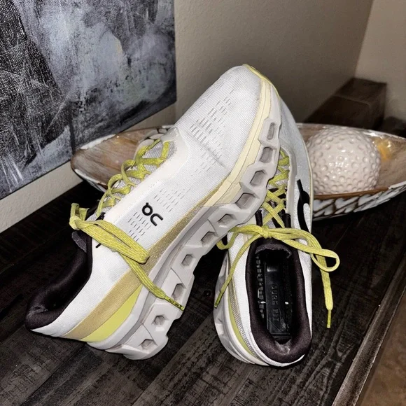 On Cloudmonster 2 running shoes in Undyed/Zest WSZ9,5 - Picture 9 of 15